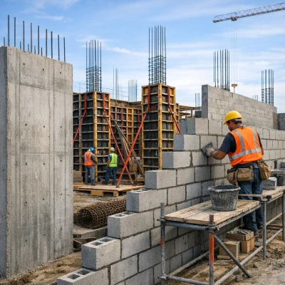 Commercial Concrete Load Bearing Wall Construction in Florida
